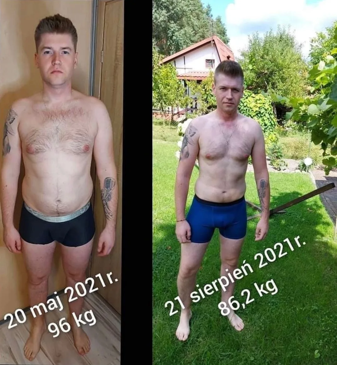 Transformacja podopiecznego 03 - efekt przed i po